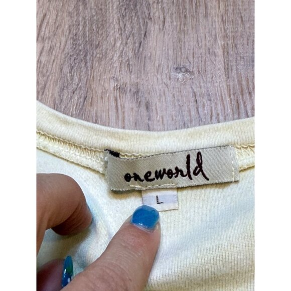 Y2K Baby Tee Floral‎  "Forever" Butterfly Design L - Picture 5 of 6